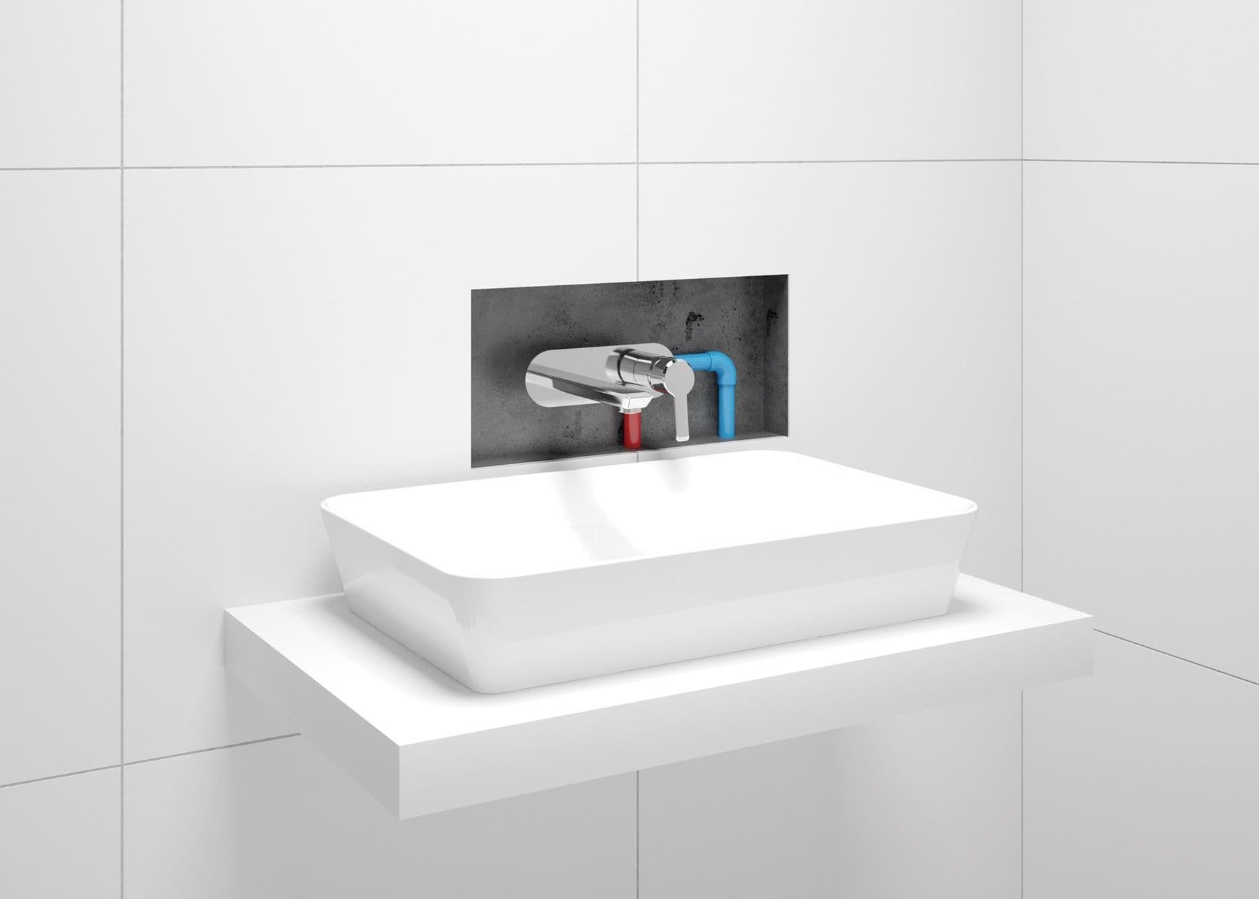 Mitigeur de lavabo encastré Deante Arnika 180 mm sans bonde en chromé - vue 4
