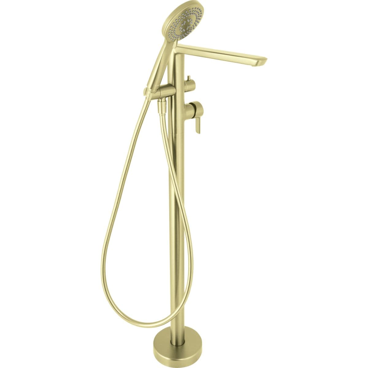 Mitigeur de bain / douche Deante Arnika pour montage au sol en PVD or brossé - vue 3