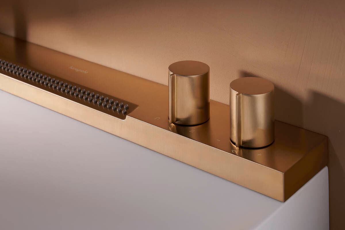 Lavabo à poser Hansgrohe Avalegra AquaUnit avec mitigeur en bronze brossé - vue 8