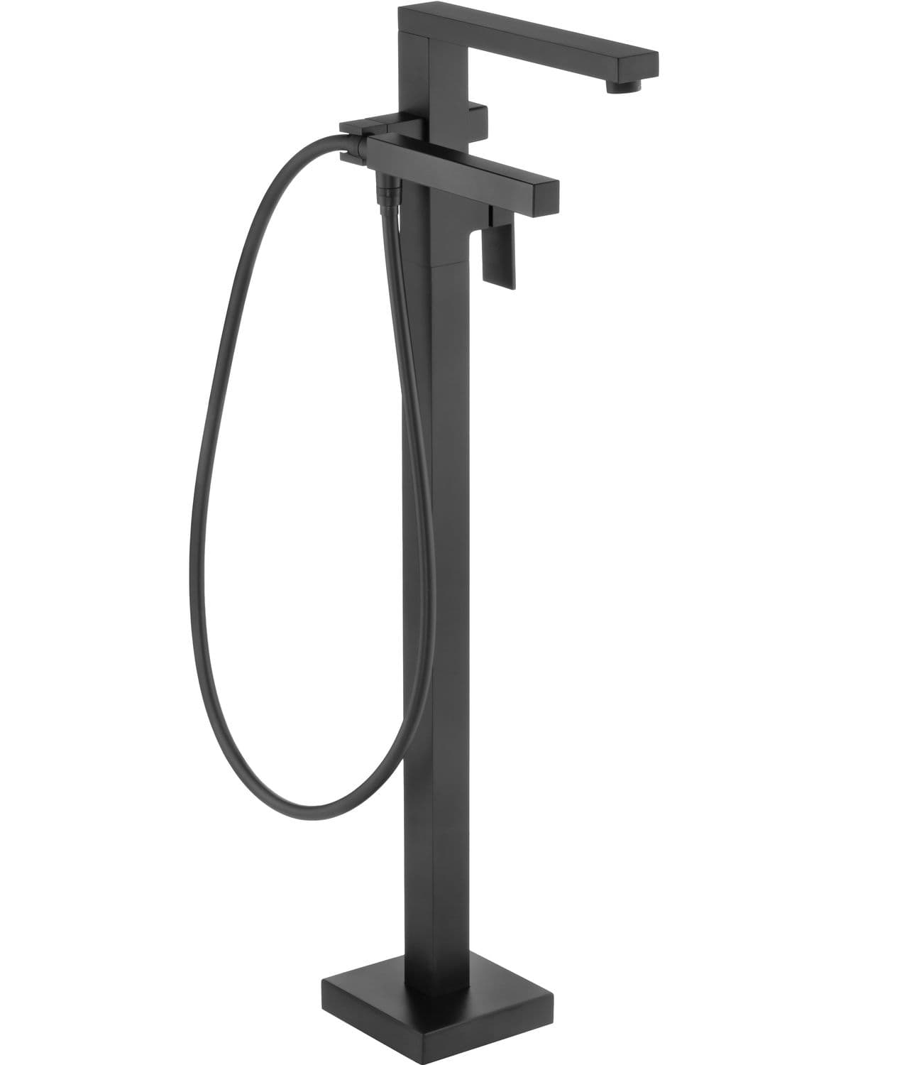 Mitigeur de bain / douche Deante Anemon pour montage au sol en noir mat