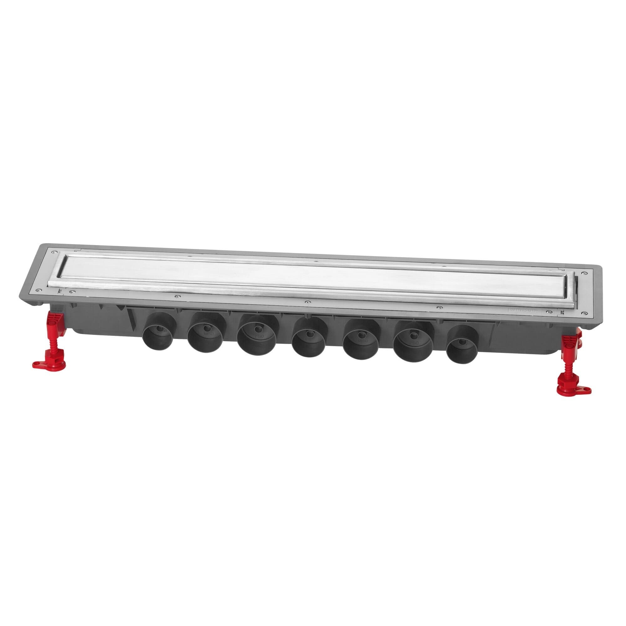 Canivelle de douche Wirquin Venisio Expert 70 cm avec grille réversible prêt à carreler​ ou en acier inoxydable brossé - débit d'évacuation 79 L/min - vue 6