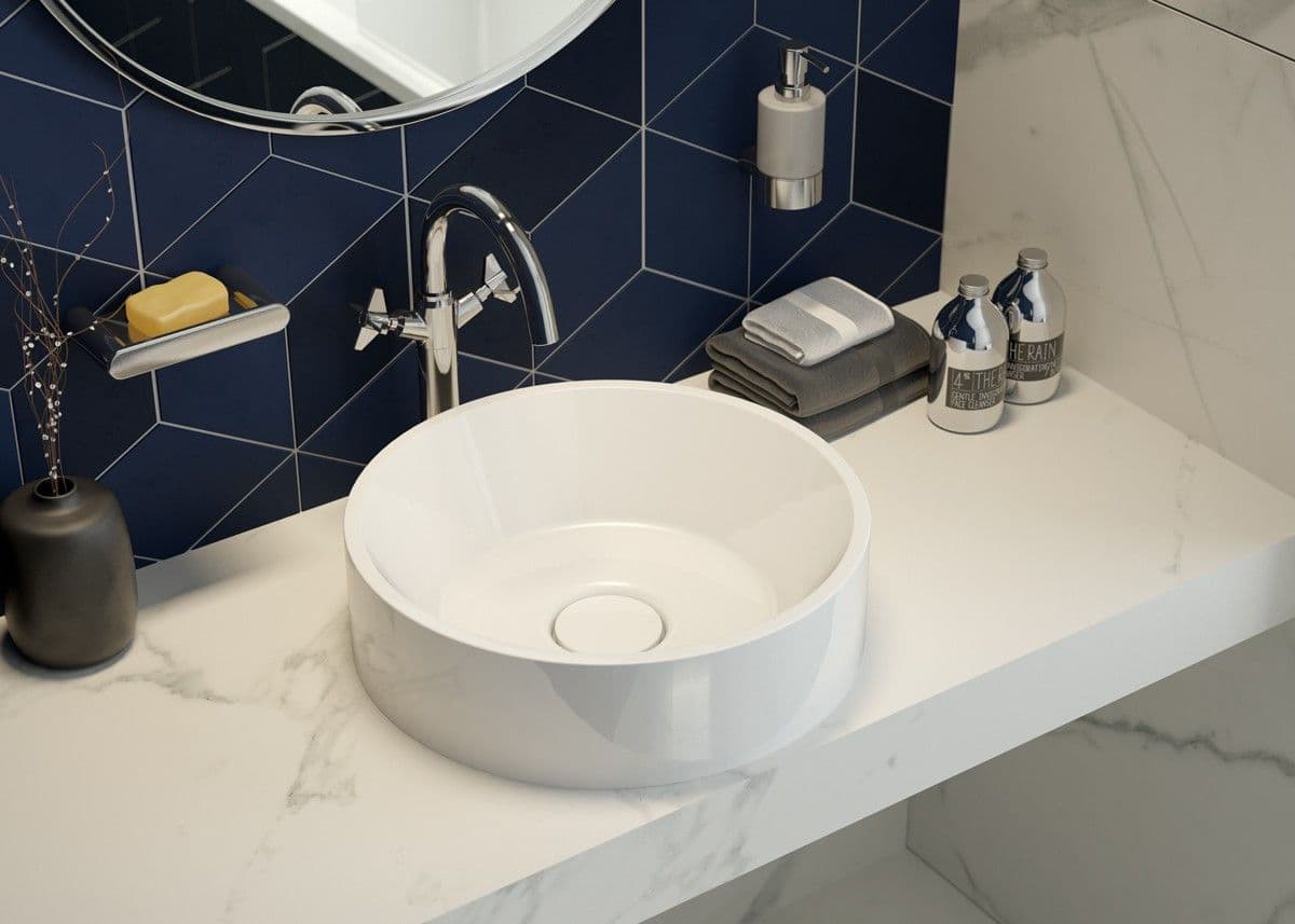 Mélangeur de lavabo rehaussé Deante Temisto 270 sans bonde en chromé - vue 5