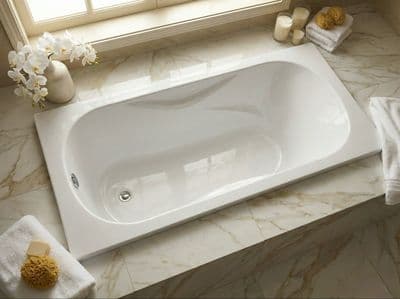 Baignoire Relax 150 x 70 cm avec accoudoirs intégrés