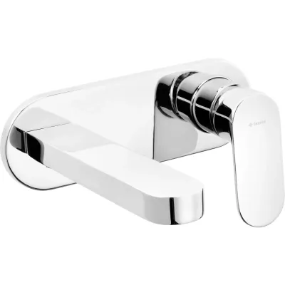 Mitigeur de lavabo encastré Deante Alpinia 153 mm sans bonde en chromé