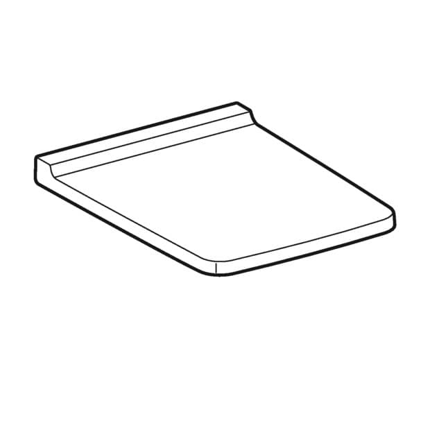 Abattant antibactérien WC Geberit Xeno² à abaissement automatique - vue 4