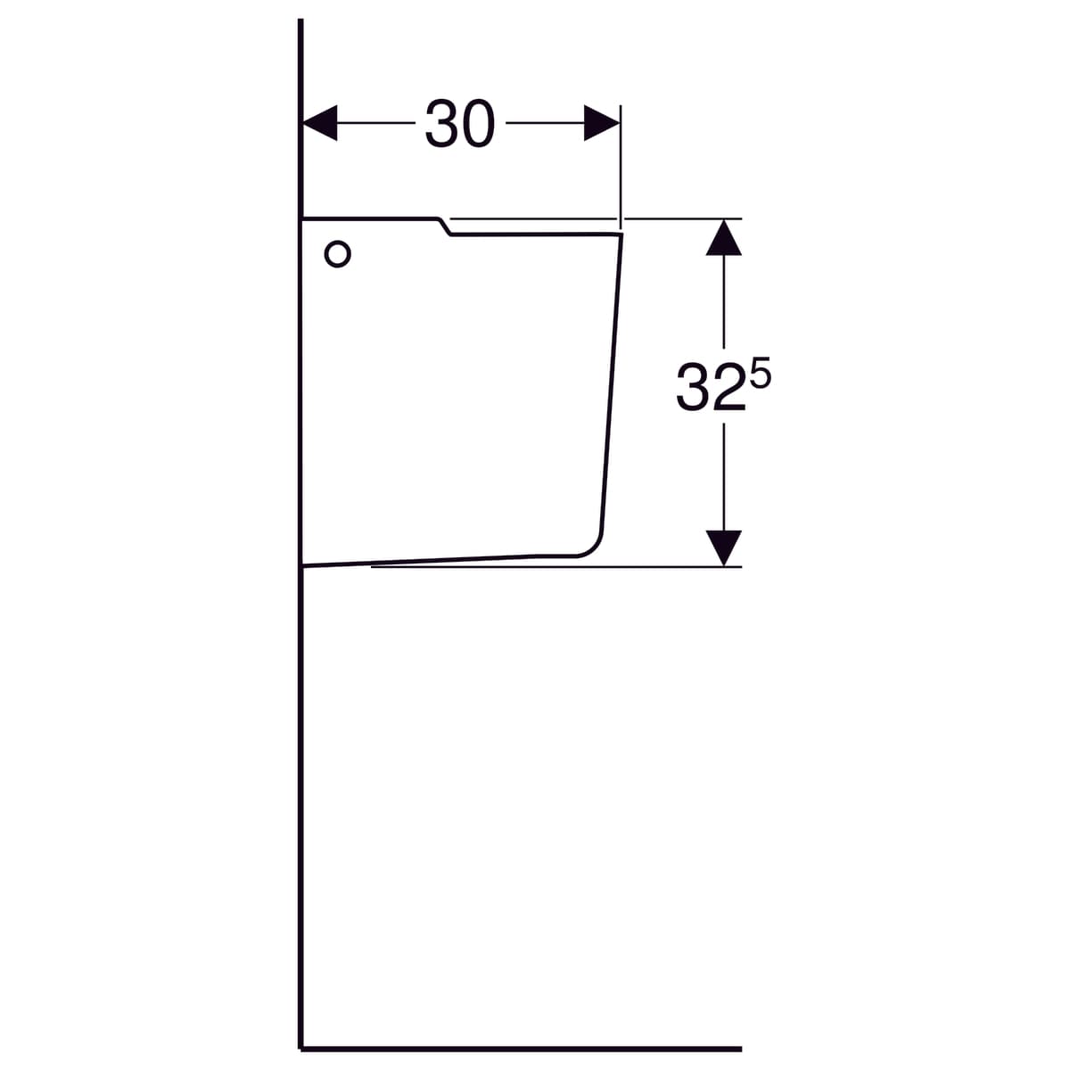 Semi-colonne Geberit Smyle - vue 6