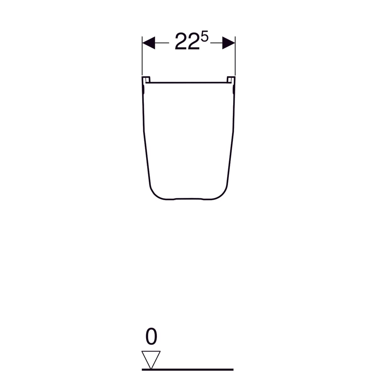 Semi-colonne Geberit Smyle - vue 5