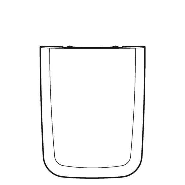 Abattant antibactérien WC Geberit iCon Square à abaissement automatique - vue 4