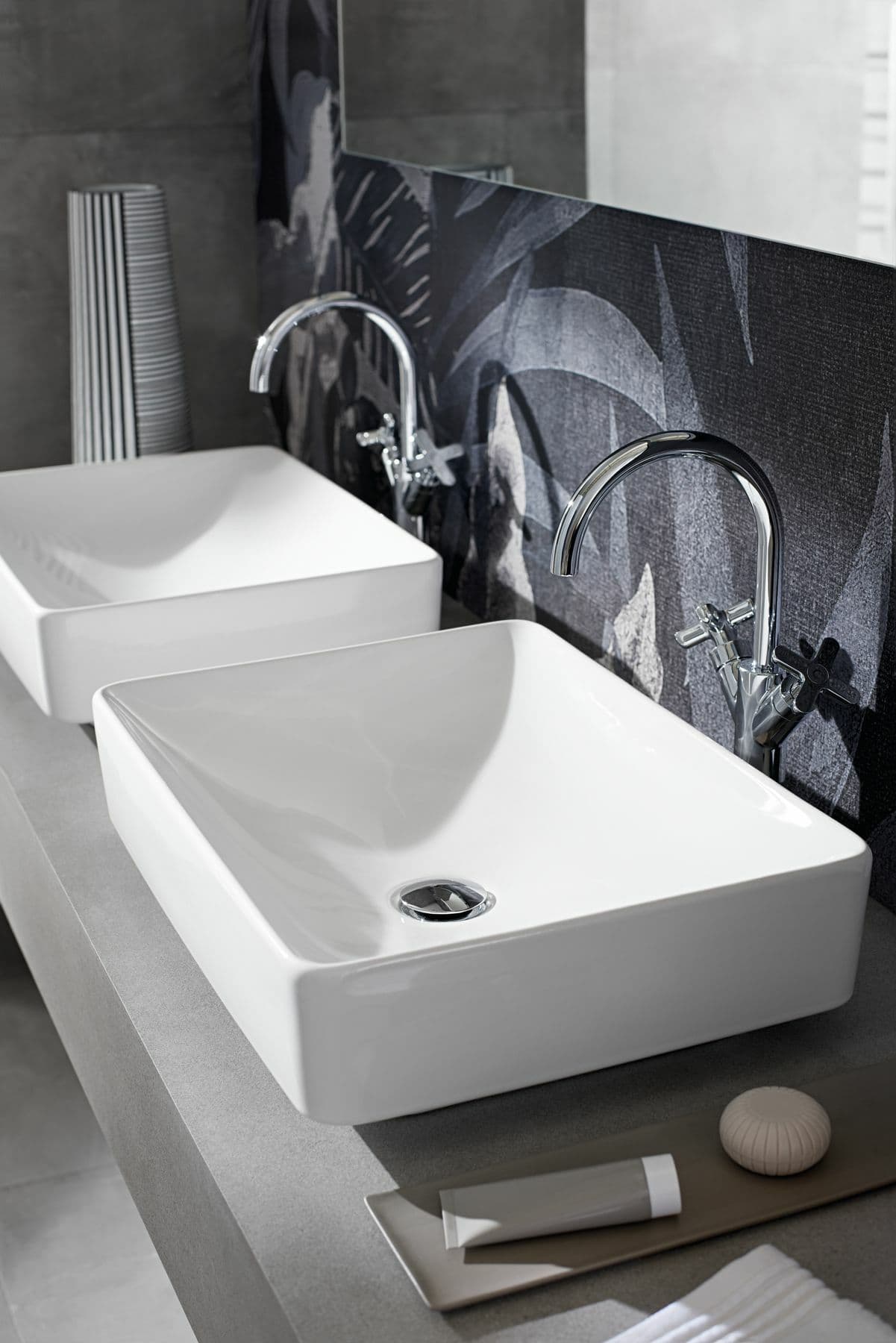 Vasque bol Geberit VariForm rectangulaire 55 x 40 cm - vue 3