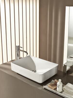 Vasque bol Geberit VariForm rectangulaire 55 x 40 cm