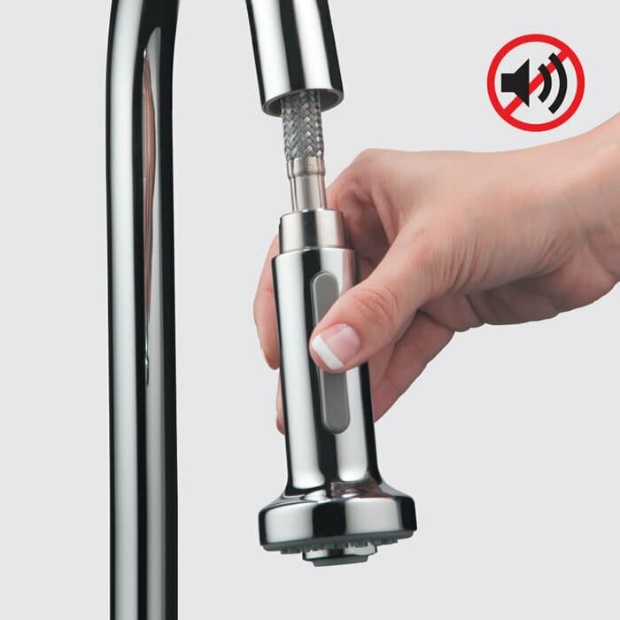 Mitigeur de cuisine Metris M71 320 avec douchette extractible - vue 8