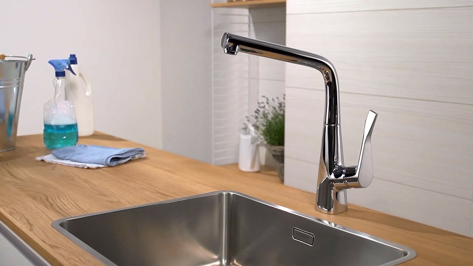 Mitigeur de cuisine Hansgrohe Metris M71 320 - vue 3