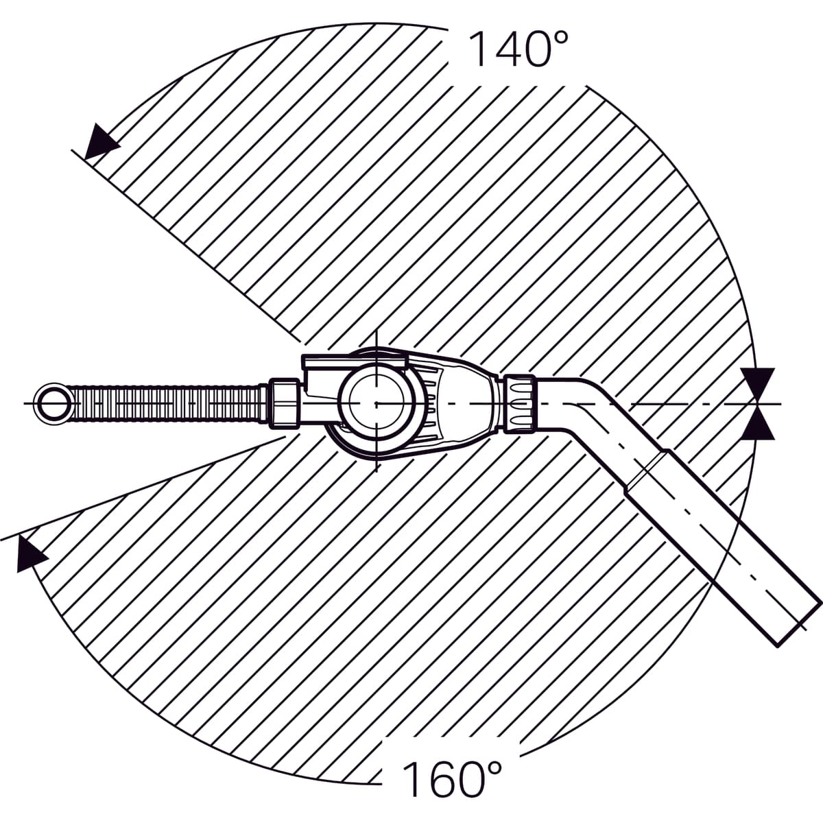 Vidage de baignoire Geberit à déclenchement par pression PushControl (diamètre 52 mm) avec kit de finition et coude de raccordement - vue 7