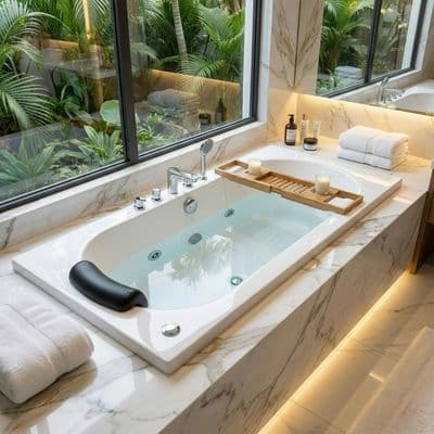 Baignoire Novospace hydromassage simple 170 x 75 cm