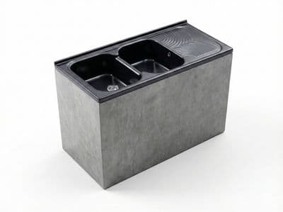 Évier de cuisine à poser Rocco 120 cm x 50 cm