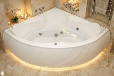 Baignoire Darling 135 x 135 cm hydromassage simple