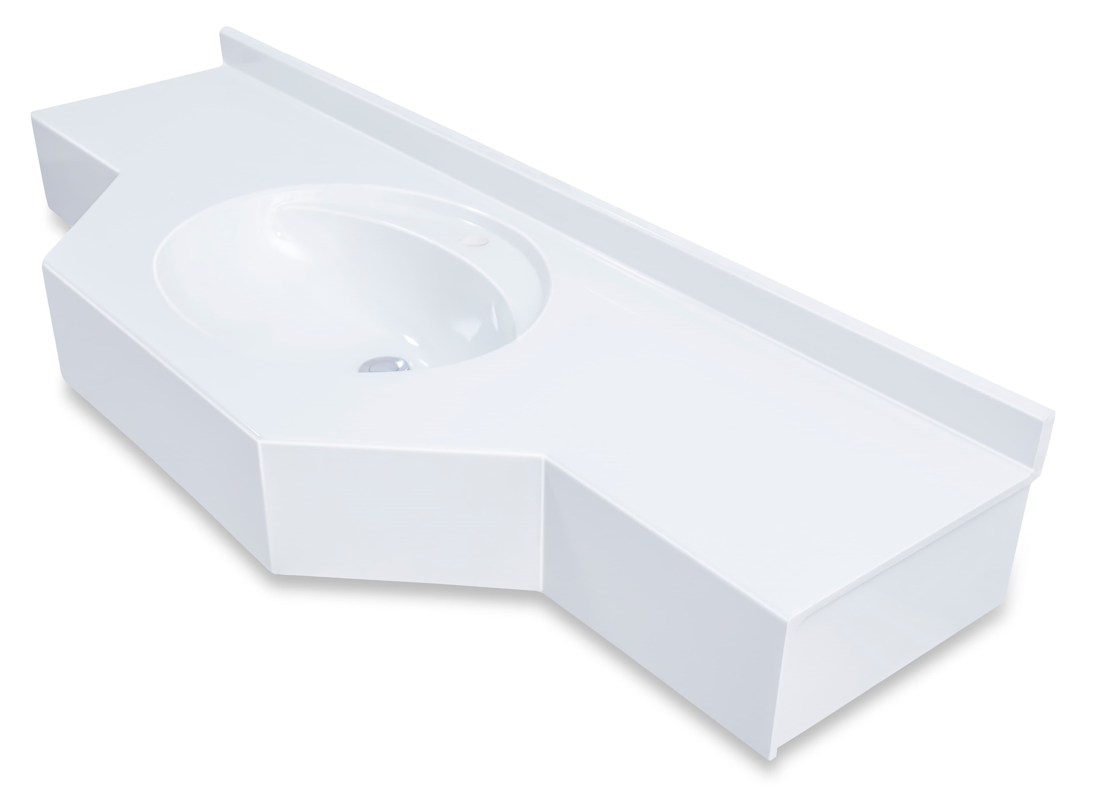 Plan-vasque Diva 160 cm - vue 9