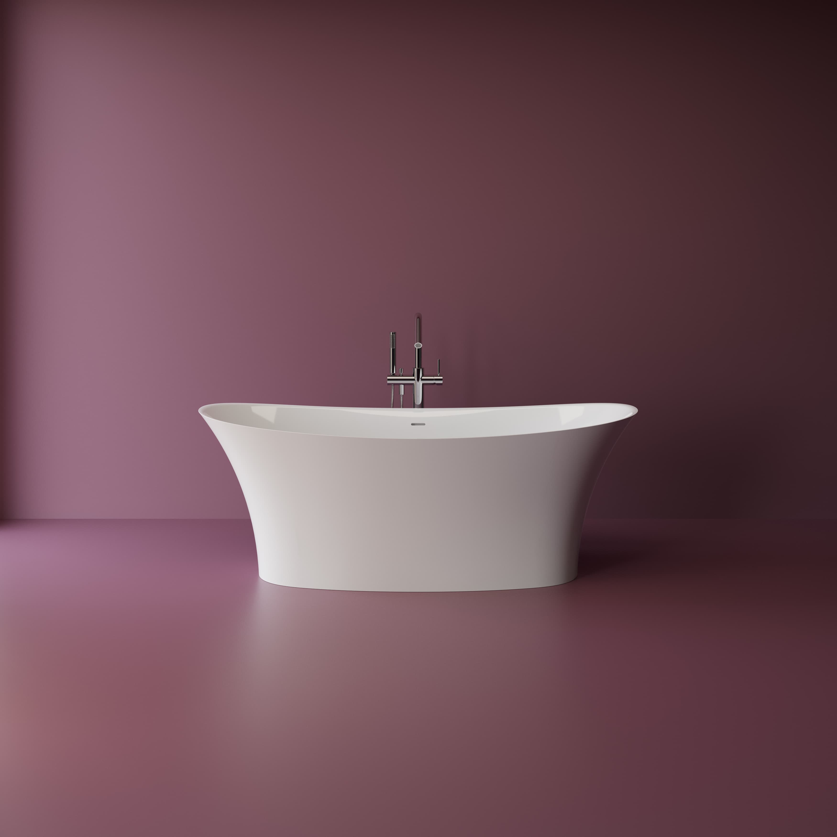 Baignoire en îlot Elemento - Série Alix - 170 x 78,6 cm - vue 8