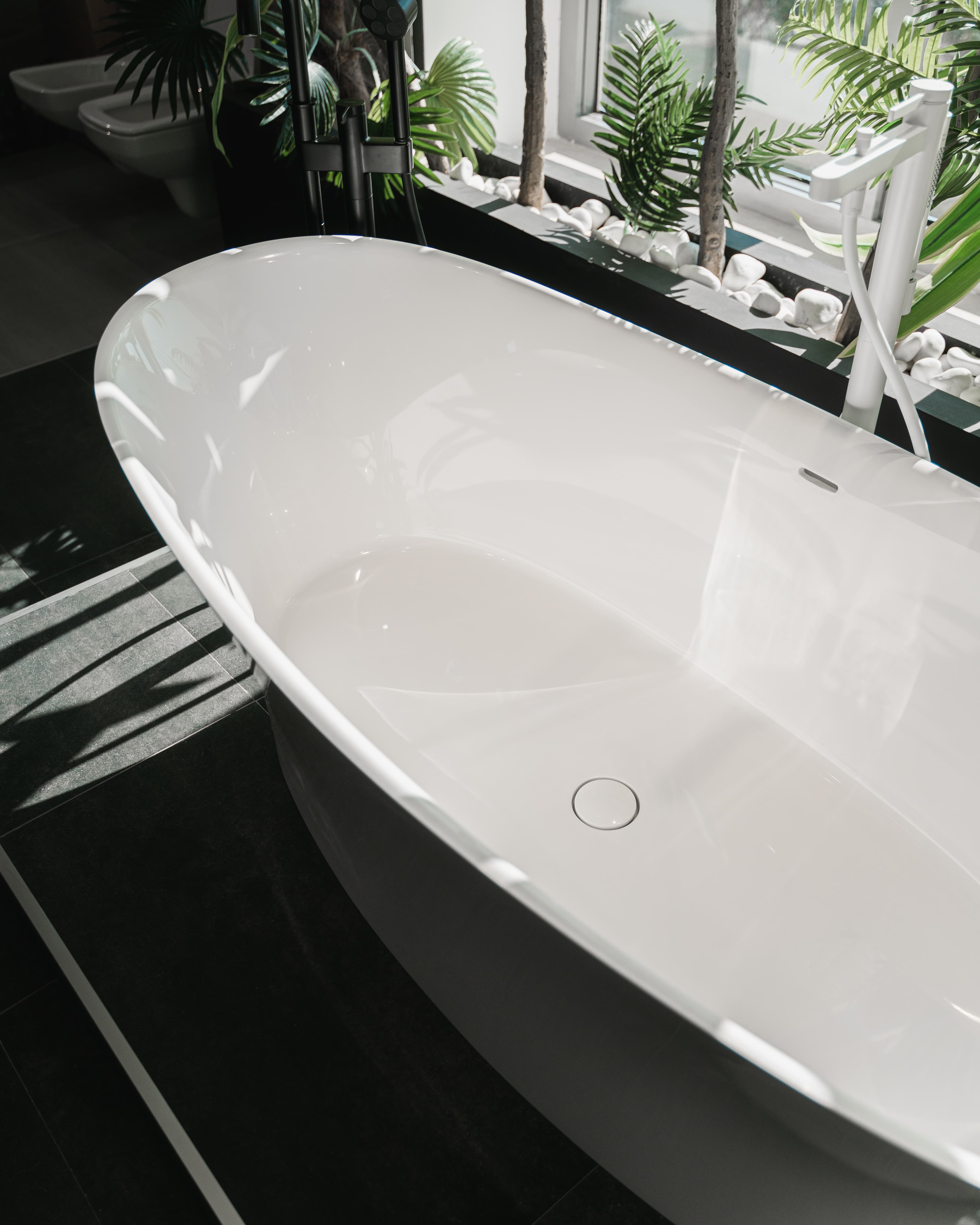 Baignoire en îlot Elemento - Série Alix - 170 x 78,6 cm - vue 4