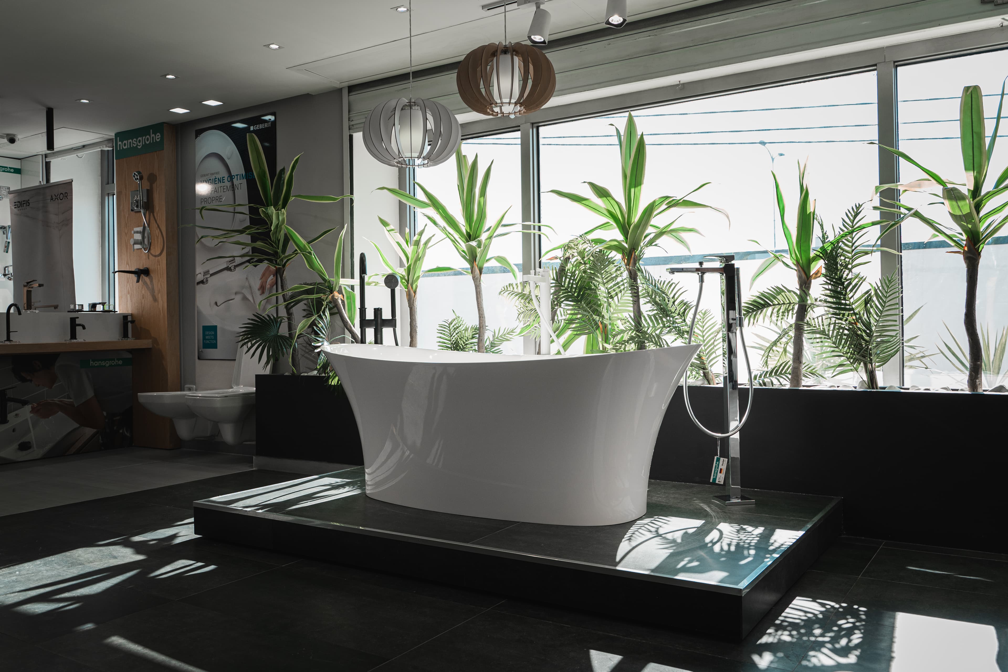 Baignoire en îlot Elemento - Série Alix - 170 x 78,6 cm - vue 6