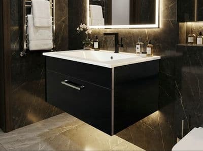 Meuble de salle de bains Comete 72 cm à un tiroir (sans vasque)
