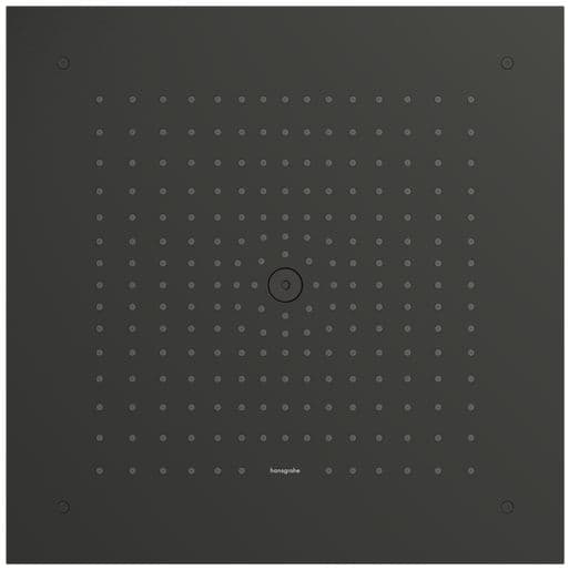 Douche de tête Hansgrohe Raindance E 400 1 jet en noir chromé brossé