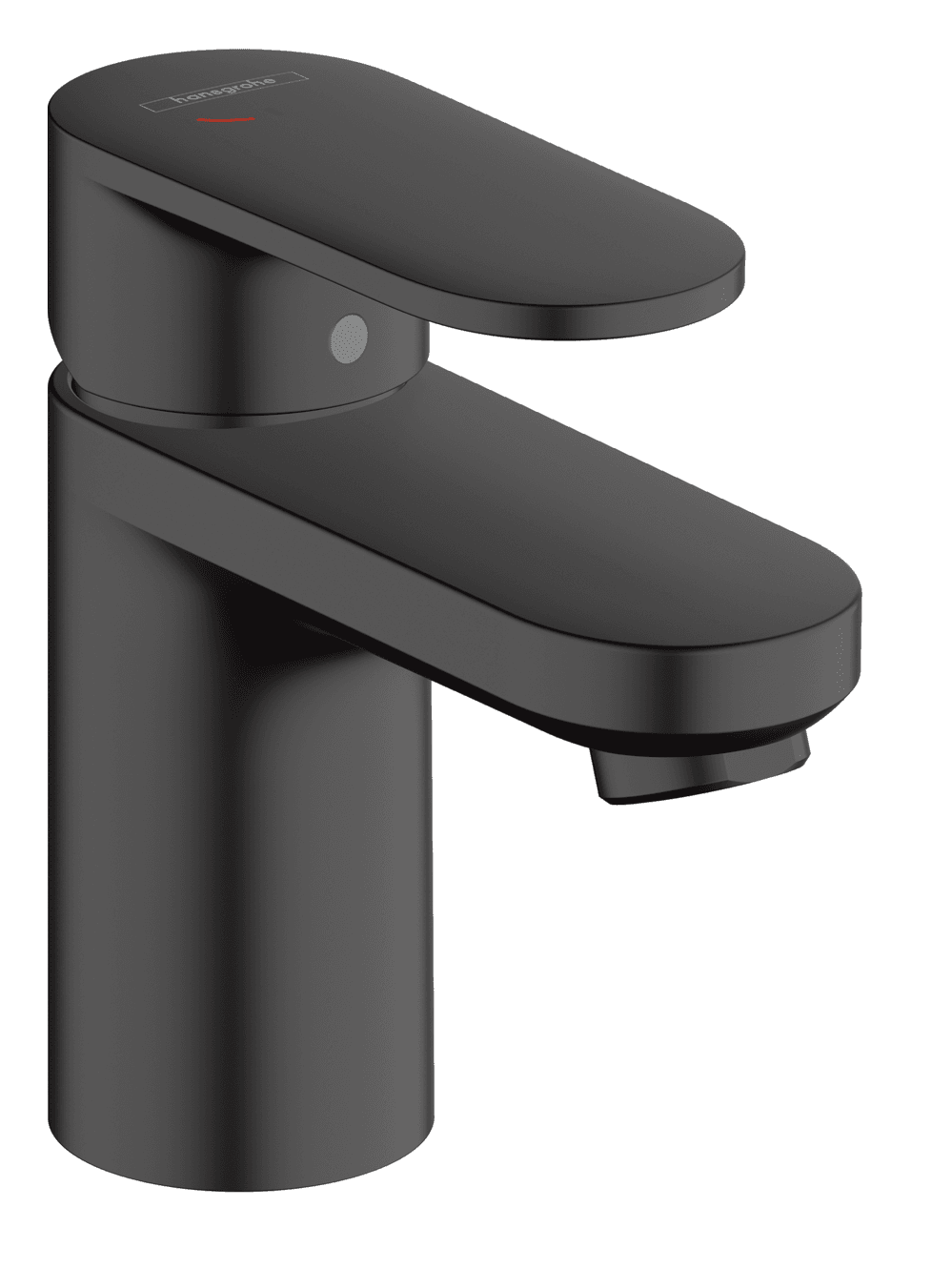 Mitigeur de lavabo Hansgrohe Vernis Blend 70 CoolStart avec tirette et vidage en noir mat