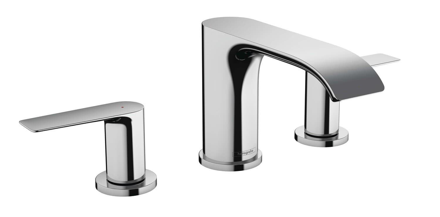 Mélangeur de lavabo 3 trous Hansgrohe Vivenis 90 avec tirette et vidage