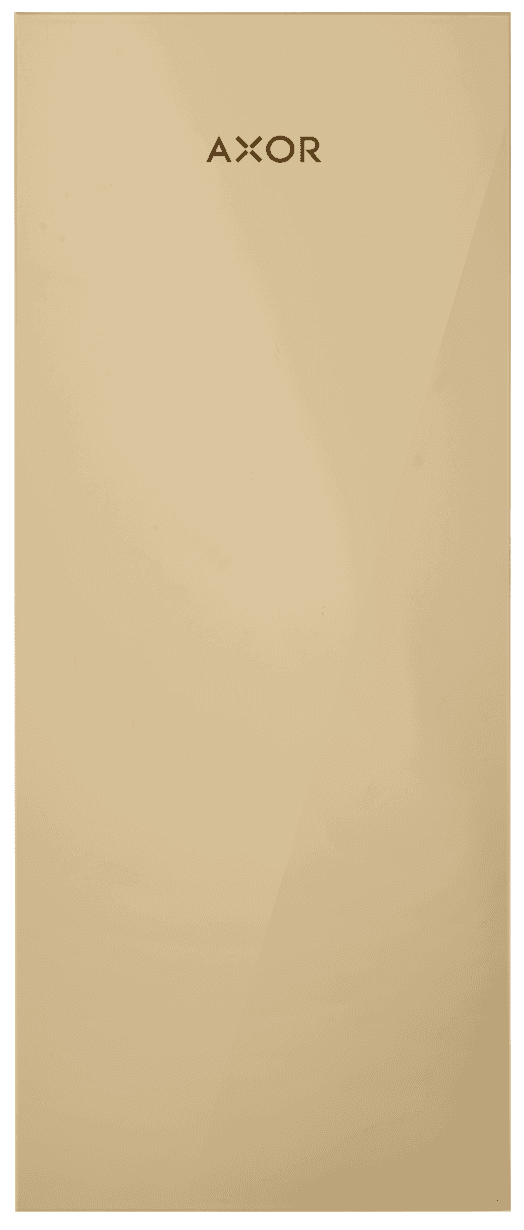 Plaque de finition 200 AXOR MyEdition en bronze poli