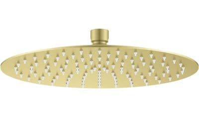 Douche de tête ronde Deante Cascada 250 en PVD or brossé